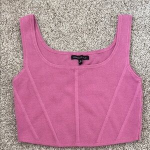 Kendall & Kylie Pink Crop Top